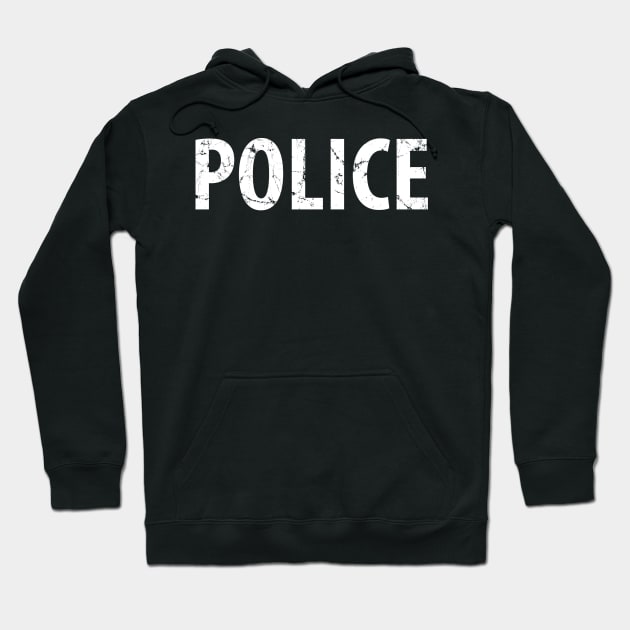 Police Cop Officer Prop Hoodie by FungibleDesign